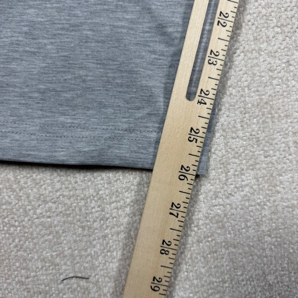 YoungLA 8001 Heather Gray Wide Leg Sweatpants Mens Medium Gothic Logo NWT